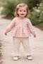 Girl - Boy Baby Natural Seasonal Sensitive Linen Cotton Double Set (6-36 Months) - 4