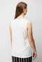 Sleeveless Blouse with Chain Accessories - 4