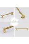 Metal Handle Cover Handle Durable Furniture Drawer Cabinet Handles 224 mm Serrated Gold Gold - 3