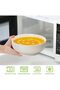 Pyhlhy Salad Bowl 2 Pack, Ceramic Serving Bowl Set - 7