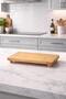 Bamboo Oil Pot Stand – Natural Wooden Oil Pot Base, Kitchen Countertop Organizer with Non-Slip Feet