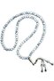 Natural White Howlite Stone 99 Prayer Prayer Beads (Optional Tassel End Letter Addition)