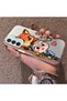 Samsung Galaxy M15 Compatible High Quality Cartoon Fox and Rabbit Couple Printed Case