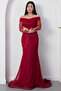 Strapless Neckline Long Sleeve Lace Dress Ecr5790 - 3