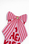 Kiss the Chef and Bon Appetit Bowknot Detailed Textured Paper Bookmark - 3