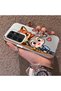 Samsung Galaxy S23 Ultra Compatible High-Quality Cartoon Fox and Rabbit Couple Printed Case