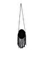 Women Dream Catcher Handmade Crochet Boho Round Bag in Black - 2