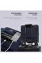 Underseat Carry On Luggage with Spinner Wheels - 5