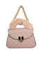 Women Light Beige Quilted Faux Leather Sling Bag
