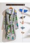 Alita City Lcw Home Gray Velvet Printed Children's Bathrobe with a Difference