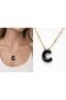 Elegant Steel Necklace with Letter C - 3