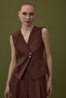 Sofia Vest - Brown - 4
