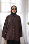 Brown Single Pocket Stoned Casual Shirt - 4