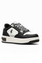 Women's Black and White Sneakers - Modern Sports Shoes with Thick Soles - 3