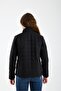 Women's Quilted Seasonal Coat – Lightly Padded, High Collar, Full Zipper 8787 - 3