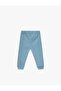 Ribbed Knit Sweatpants with Tie-Up Waist - 2