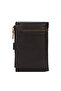 Women's Black Zipper Wallet – Stylish and Convenient Medium Wallet with Multiple Card Slots and Money Compartment - 5