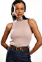 Mink Crew Neck Ribbed Undershirt 0001 - 3