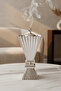 مبخرة لورين البلاتينية – Silver – ارتفاع 36.5 سم – عرض 16 سم