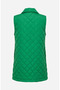 Snap Fastener Quilted Vest 71150-03 Green - 7