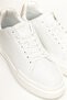 حذاء رياضي رجالي من Chunky Cupsole Laceup Lth Bt Aop باللون الأبيض - 5