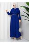 Women's Hijab Bolero Crepe Long Stylish Dress - Wedding, Henna, Promise, Engagement, Graduation Dress - 5