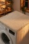 Vintage Tasseled Washing Machine Cover - Dowry Cloth Decorative Bathroom Machine Cover - 5
