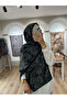 شال لِسا بنمط ناعم - أسود - 6