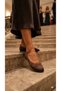 Women's Satin Ballerina Shoes with Bow Detail, Stylish Daily and Special Occasion Shoes, Orthopedic Lightweight - 8