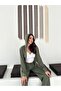 Women's Modal Fabric Satin Garnished Hooded Wide Leg Tracksuit Set - 7