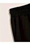 Men's Brown Zippered Teddy Bear Printed T-Shirt Black Combed Cotton Short Set - 2
