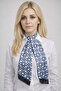 Geometric Chain Pattern Tie Scarf 120X9 cm - 3