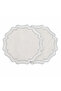 طقم أدوات مائدة أمريكية من الجلد 6 قطع 35x35 - 2