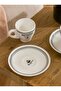 Lcw Home White Espresso Printed Porcelain Coffee Cup Set for 2 Persons 90 ml - 3