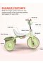 Foldable Baby Tricycle for Kids, Baby Cycle with Light, Music, & Rear Storage Basket - 5