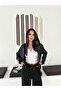 Women's Modal Fabric Satin Garnished Hooded Wide Leg Tracksuit Set - 6