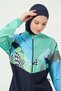 Riva Multicolored Hijab Swimsuit - 7