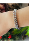Xuping Chain Model Bracelet 20Cm-Silver Color Acr9055
