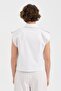 Women's Detachable Scarf Accessory Detailed Design Vest - 2