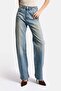 Women's T.Kot Color 4S6-32 Straight Fit High Waist Comfort Fabric Denim Jeans