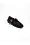 Miss Park Moda 502 Black Satin Women's Ballerinas