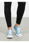 Unisex Short Linen Sneakers - Turquoise - 2