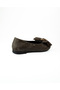 Miss Park Moda 509 Brown Satin Women's Ballerinas - 4