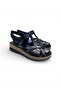 Women's Genuine Leather Full Orthopedic Closed-Front Sandals with Special Design for Heel Spurs - 5