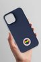 iPhone 13 Pro Max Compatible Arma Navy Blue Silicone Licensed Phone Case - 3