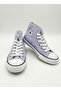Unisex Long Linen Sneakers - Lilac - 4