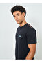 Men Black Pocket T-Shirt with Contrast Stitch Detail