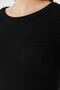 Women's 100% Cotton Boat Neck Thessaloniki Knit Short Sleeve Knitwear Blouse Summer/Spring Sweater 71813 Black - 5