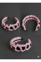 Pink Black Rose Crown Bridal Henna Night Wedding Circumcision Birthday Crown - 6