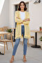 Summer Cotton Cardigan R4524 Lemon Yellow - 3